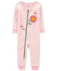 Carter's Pijama cu fermoar Floare foto