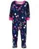 Carter's Pijama cu fermoar Flori foto