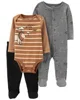 Carter's Set 3 piese Pantaloni, body si pijama Leu foto