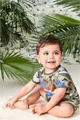 Carter's Salopeta de vara Dinozauri foto