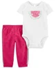 Carter's Set 2 piese Body si pantaloni Pepene rosu foto