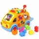 Pазвивающая игрушка-сортер Hola Toys Веселый автобус со звуковыми и световыми эффектами