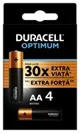 Батарейки Duracell Optimum тип AA, 4 шт.