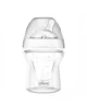 Biberon din sticla Chicco Natural Feeling cu tetina din silicon (0+ luni), 150 ml foto