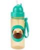 Sticluta cu pai Skip Hop Zoo Catelus Pug