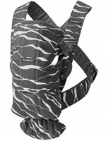 Marsupiu anatomic BabyBjorn Mini Anthracite/Landscape, bumbac
