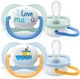 Suzete ortodontice din silicon Philips AVENT Ultra Soft Boy (0-6 luni), 2 buc. foto