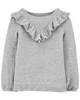 Carter's Bluza cu volanase gri