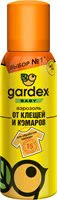 Аэрозоль против клещей и комаров Gardex Baby, 100 мл foto