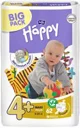 Подгузники  Happy Maxi 4+ Big Pack (9-20 кг), 62 шт. foto