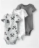 Carter's Set 3 piese body Panda 100% Bumbac Organic foto