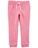 Carter's Pantaloni cu snur roz foto
