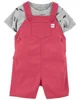 Carter's Set 2 piese Tricou si salopeta Masini foto
