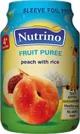 Piure Nutrino din piersici si orez (4+ luni), 190 g