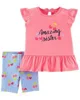 Carter's Set 2 piese Tricou si pantaloni scurti Sora foto