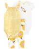Carter's Set 3 piese Pantaloni si 2 body Floarea Soarelui foto