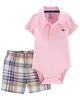 Carter's Set 2 piese Body si pantaloni scurti foto