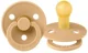 Suzeta rotunda BIBS Desert Sand din latex (0-6 luni) foto