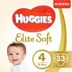 Scutece Huggies Elite Soft Jumbo 4 (8-14 kg), 33 buc. foto