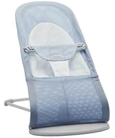 Кресло-шезлонг BabyBjorn Balance Soft Sky Blue/White, Mesh