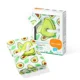 Одеяла для пеленания из бамбукового муслина BabyOno + погремушка Авокадо, 120x120 cм