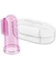 Periuta de dinti din silicon pentru gingii in cutie Babyono Roz foto