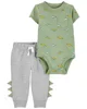 Carter's Set 2 piese Body si pantaloni Dinozaur foto