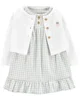 Carter's Set 2 piese Rochita si cardigan foto