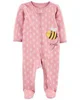 Carter's Pijama cu fermoar reversibil Albinuta foto