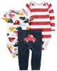 Carter's Set 3 piese Pantaloni si 2 body Masina foto