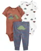 Carter's Set 3 piese Pantaloni si 2 body Dinozauri foto