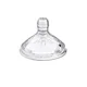Tetina din silicon anticolici cu flux scazut (S) BabyOno Natural Nursing (0+ luni), 2 buc.