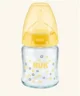 Бутылочка стеклянная NUK First Choice Plus с соской из силикона (0-6меc), 120 мл foto