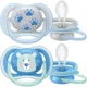 Suzete ortodontice din silicon Philips AVENT Ultra Air Boy in cutie (6-18 luni), 2 buc. foto