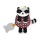 Обнимашка шуршалка c прорезывателeм BabyOno Flat Raccoon Felix