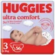 Scutece Huggies Ultra Comfort Jumbo Unisex 3 (4-9 kg), 56 buc. foto
