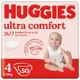 Scutece Huggies Ultra Comfort Jumbo Unisex 4 (7-18 kg), 50 buc. foto
