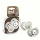 Suzeta dinamica din silicon Lovi Buddy Bear (0-3 luni), 2 buc.