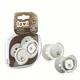 Suzeta dinamica din silicon Lovi Buddy Bear (3-6 luni), 2 buc