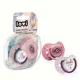 Suzeta dinamica din silicon Lovi Indian Summer Girl (0-3 luni), 2 buc