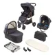 Коляска 3 в 1 BabyGo Style Black-Rose