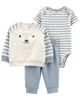 Carter's Set 3 piese Bluza, body si pantaloni Dungi foto