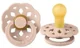 Suzeta rotunda BIBS Boheme Blush din latex (0-6 luni) foto