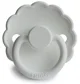 Suzeta rotunda din silicon FRIGG Daisy Bright White (6-18 luni) foto