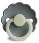 Suzeta rotunda din silicon FRIGG Daisy French Gray Night (6-18 luni) foto