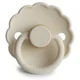 Suzeta rotunda din silicon FRIGG Daisy Cream (6-18 luni) foto