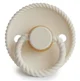 Suzeta rotunda din latex FRIGG Rope Cream (0-6 luni) foto