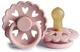 Suzeta rotunda din latex FRIGG Fairytale Pink Heart (6-18 luni) foto