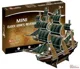 Puzzle 3D CubicFun Queen Anne's Revenge 22 piese foto