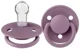Suzeta rotunda BIBS De Lux Mauve din silicon (0-36 luni) foto